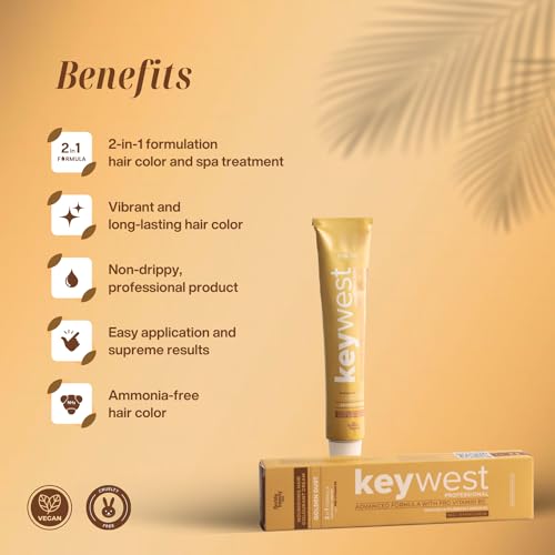 Image of Keywest Professional Hair Color Developer 20 Volume 6% 1000ml + Hair Color Tube 80gm (Ammonia Free) | 2in1 Formulation with Enriched Pro Vitamin B5 (No 1 Natural Black)