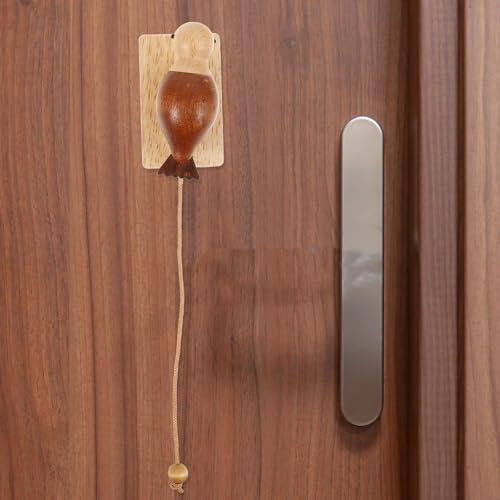 Aldaba de puerta de madera vintage con acabado de alta calidad 8
