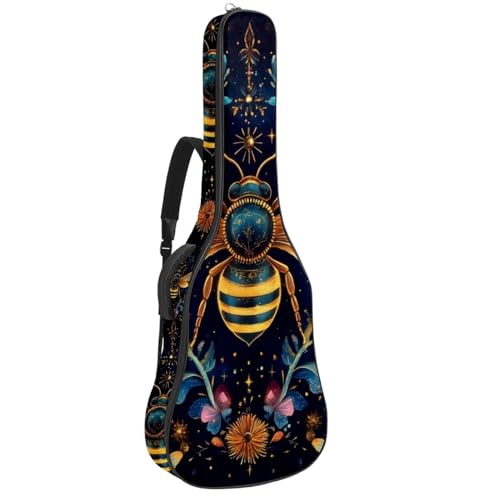 Housse guitare Oxford imperméable avec sangle et 2 poches