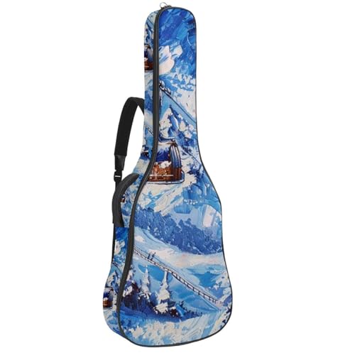 Sac de transport pour guitare basse étanche avec éponge épaisse