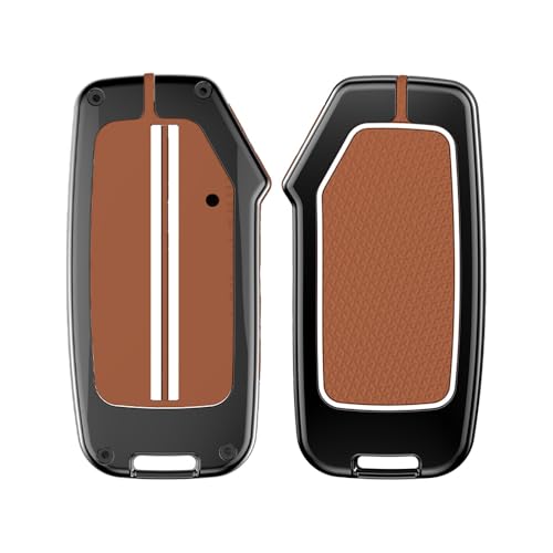 Image of Car Key Cover Fit for New Kia Seltos Facelift 2024 2023 | Carens, Clavis x line | Sonet Facelift - 4 Button Smart Key