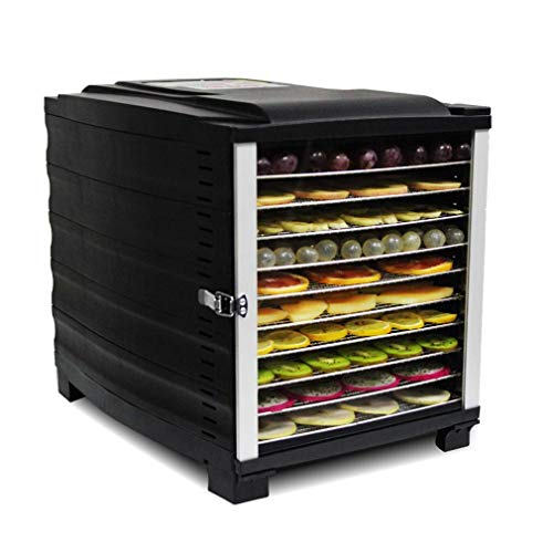 Dörrautomat Fruit Trockner , 10 Schichten 30-70 & Deg; C Einstellbare Temperatur - Elektrische Gemüsetrockner Maschine Lebensmittel Trockner , Over Protection , 800W Nützliche