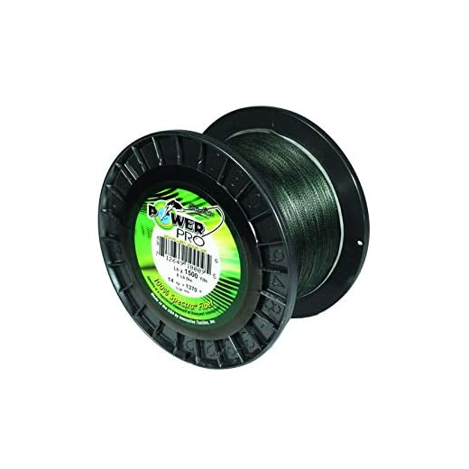 Power Pro 10-500-G Spectra Braided Fishing Line, 10-Pounds, 500-Yards, Green