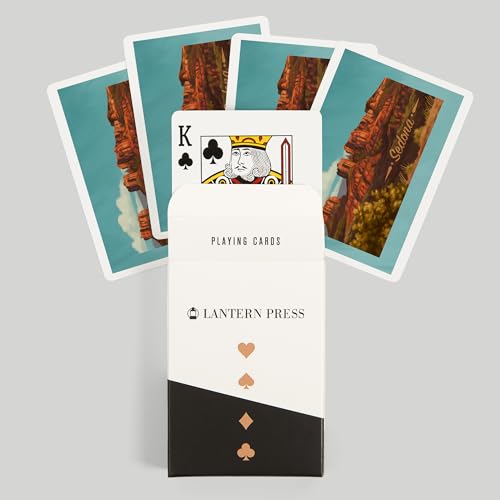 Lantern Press Sedona Arizona Baraja Póker 52 Cartas miniatura 6