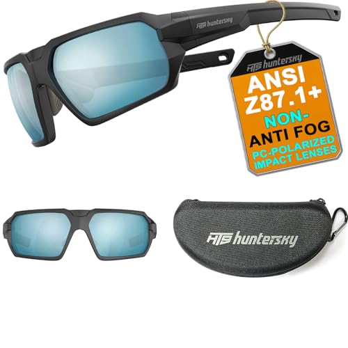 Image of HTS HUNTERSKY Ballistic Tactical ANSI Z87.1+ Impact Protection Anti Fog Shooting Glasses Military Grade Airsoft Range