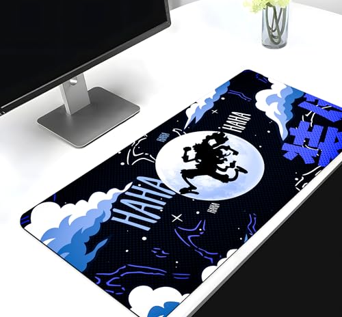 Image of Extra Large Non-Slip Gaming Mouse Pad (23x11.5 in) - Extended Desktop Mat for Computer Keyboard and Mouse (21-KEYPAD)