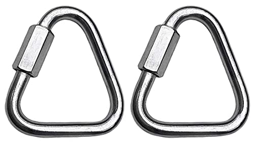 Maillon rapide triangle Delta inox 316 de 5mm MarineNow lot de 2 pour chaîne et corde marine