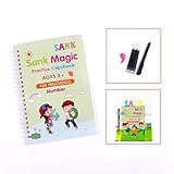 Sank Reusable Practice Copybook for Kids - The Print Handwriting Workbook-Reusable Writing Practice...