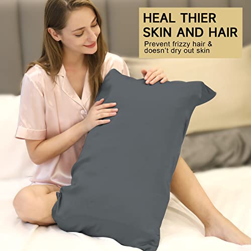 ZIMASILK 100% Mulberry Silk Pillowcase Upgraded Version for Hair and Skin Health Better Grade 6A Silk, with YKK Zipper - Image 2