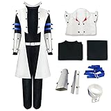 Hieeimu Kaiba Seto Cosplay Costume Kaiba Seto white Uniform Outfit Halloween Party Costume for Adult Men(kaiba，XXXL)