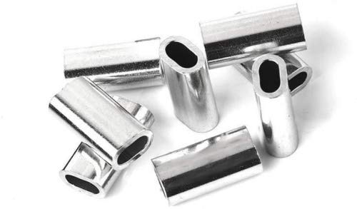 Momoi Silver Lock Aluminum Crimp Sleeves for Offshore Fishing (SF(Short) - 1.8mm - 250lb Mono)