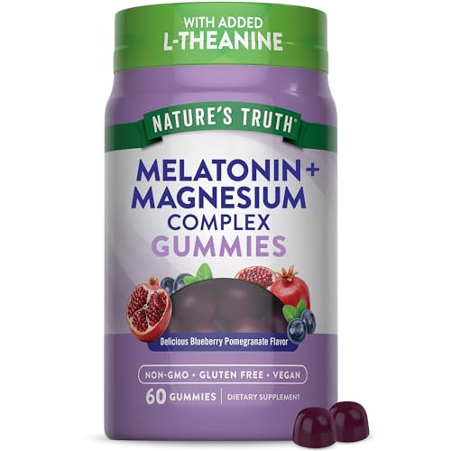 Natures Truth Melatonin with Magnesium Gummies | 60 Count