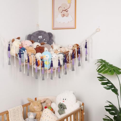 Hamaca de macramé tejida a mano Pretty Jolly con borlas decorativas 8