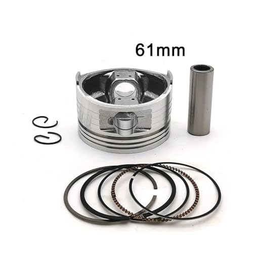 Kit piston moto 61mm : résolvez les fuites de compression du bloc GY6 - 2