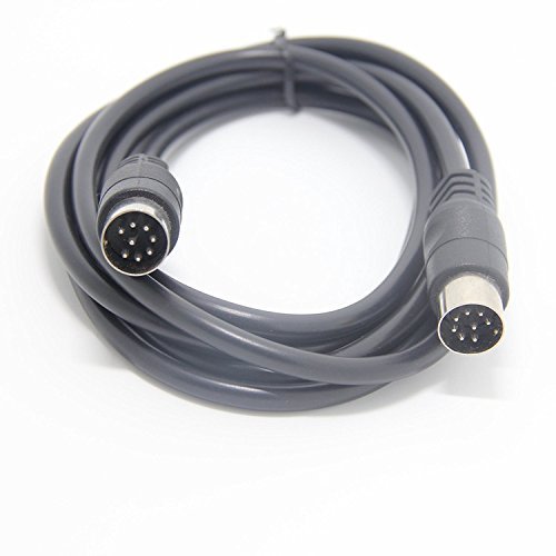 Ancable 2M Large 8 Pin Din Male-Male Speaker Audio Cable Wire for Bang & Olufsen B&O BeoLab PowerLink MK2, Peavey Sanpera Pedal and Monster Clarity HD Model One
