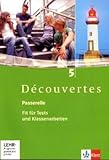  Découvertes 5: Fit für Tests und Klassenarbeiten. Arbeitsheft mit Lösungen und CD-ROM 5. Lernjahr (Découvertes. Ausgabe ab 2004)