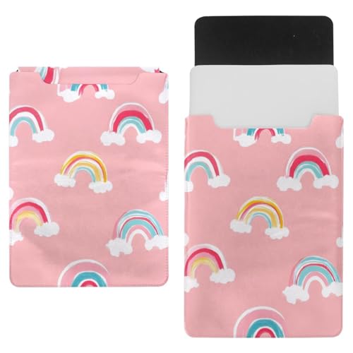 Housse pour ordinateur portable en velours hollandais rose