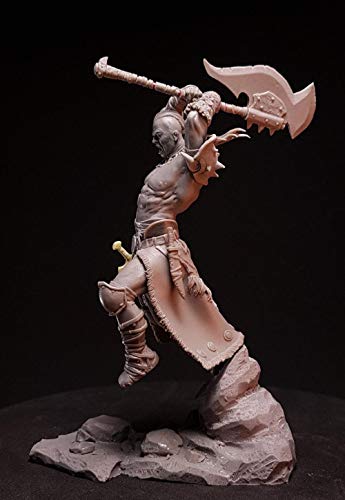 Figura resina antiguo orco Kratos 75mm sin pintar miniatura 2