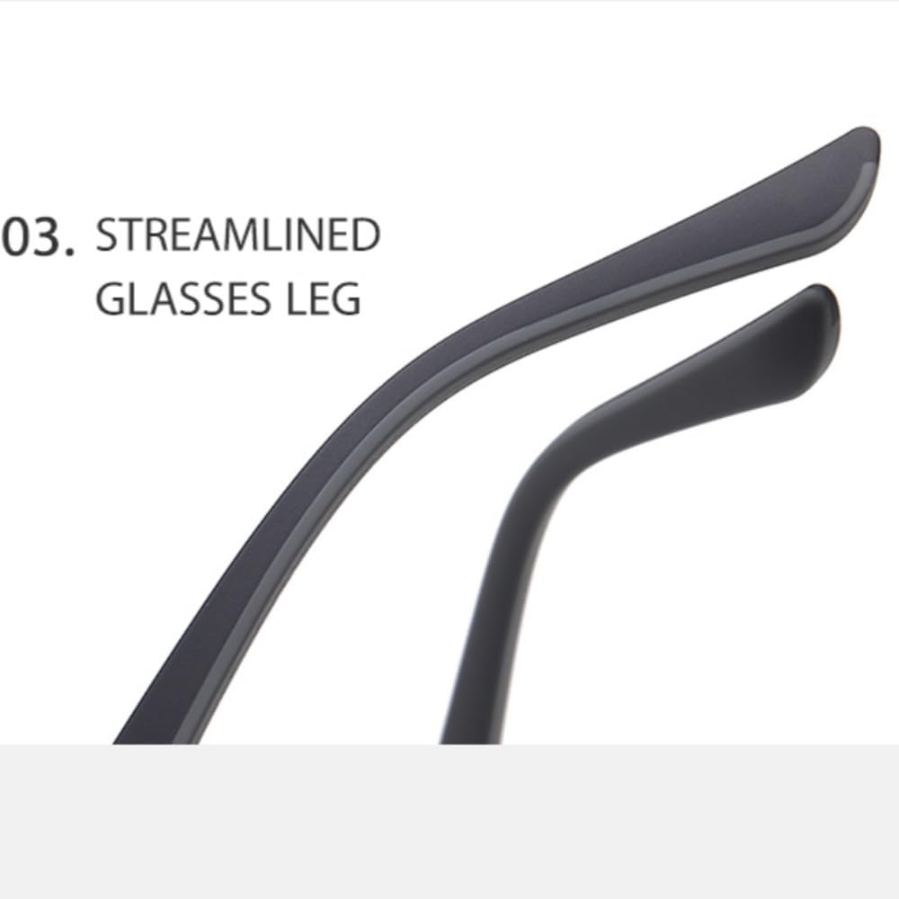 Gafas de sol polarizadas UV400 con montura metálica, ideales para deportes y viajes. Antiglas