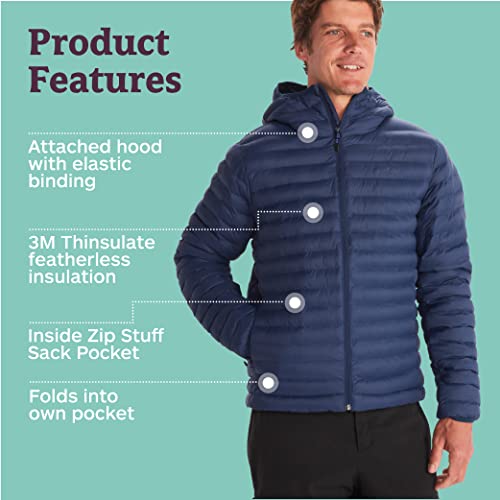 MARMOT Men's Echo Featherless Hoody - Lightweight Down-Alternative Puffer Jacket with Hood4