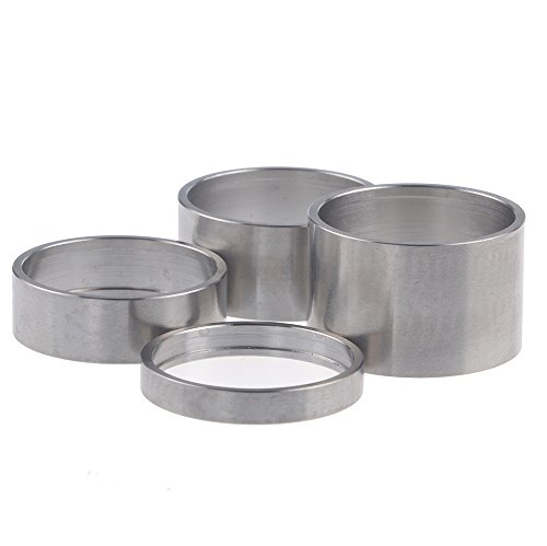 Casque de vélo Titane Spacer 1-1/20,3 cm (5-10-15-20 mm) Lot de 4 Cover