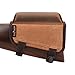 TOURBON Hunting Gun Buttstock Cheek Rest Pad Rifle Ammo Holder - Canvas and Leather (Brown for Right Hand People)