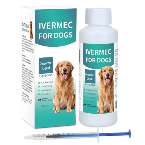 DEWORMER for Dogs – Broad Spectrum Digestive Cleanser, Supports Removal of Hookworms, Lungworms, Pinworms & Roundworms, Tapeworms, Whipworms, Internal Balance Support