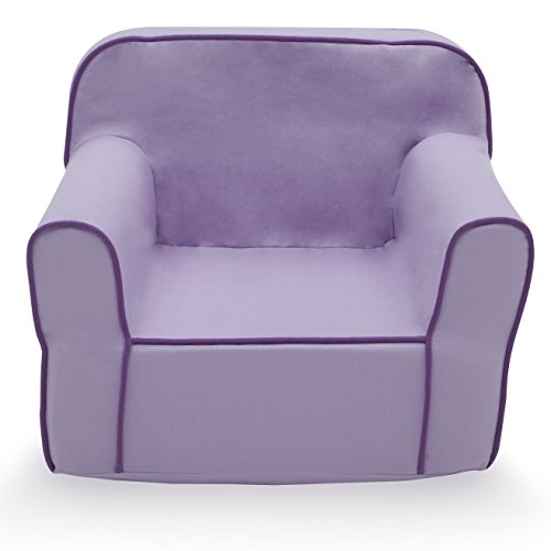 Image of Delta Children Foam Snuggle Chair, Purple 25x18x20.5 Inch (Pack of 1)