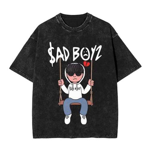 Men Vintage Oversized Short Sleeve Funny T-Shirt Loose Tee Top