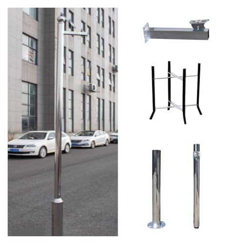Support de caméra extérieur antirouille avec base au sol C