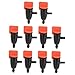 BESPORTBLE 10 Pezzi Ugelli Autoirriganti Regolabili Per Irrigazione a Goccia Strumenti Per Giardini e Portata Regolabile Compatibili Da 4/7 Mm immagine