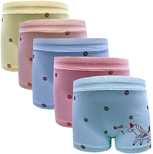 Girls Boyshort Hipster Panties Cotton Panty Underwear (5 or 6 Pack )