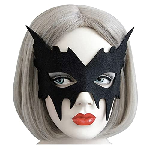 Southsky Halloween Costume Mask Black Eyemask Half Face Mask For,Batgirl,Batboy,Cosplay Party cover