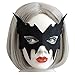 Halloween Costume Mask Black EyeMask Half Face Mask For,Batgirl,Batboy,Cosplay Party