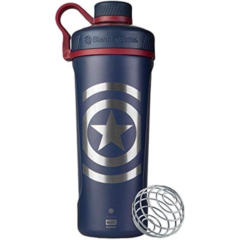 Blender Bottle Marvel Radian Shaker Cup Insulated Stainless Steel Water Bottle Cover