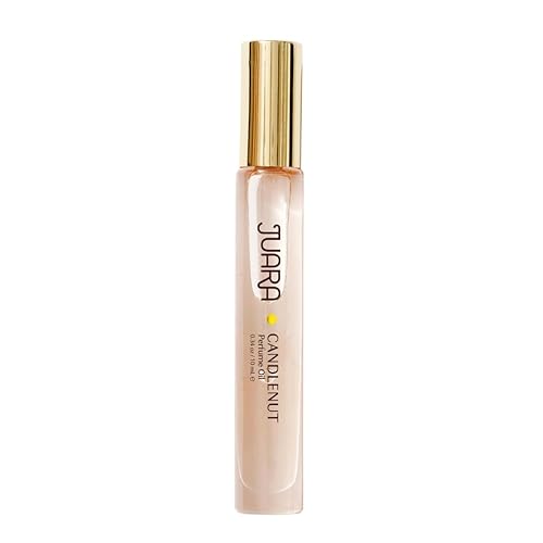 Juara - Aceite de perfume Candlenut  Roll-on  Fragancia tropical para mujer  Ingredientes naturales  Lujo de larga duración  Sin alcohol  Sin