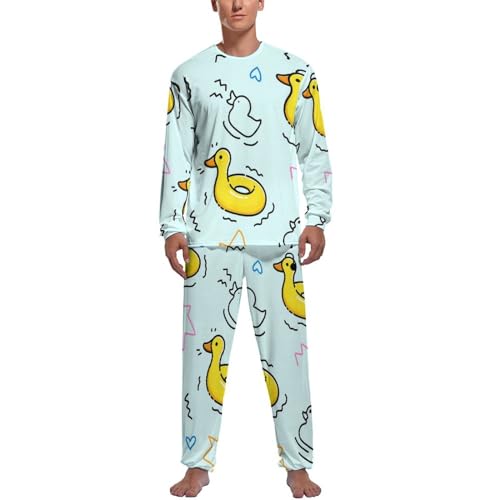 Haut et bas de pyjama homme À La Nage vêtement de nuit idéal pour vos soirées cocooning