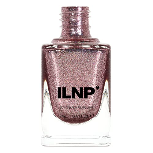 Image of ILNP Olivia - Chocolate-Rose Holographic Ultra Metallic Nail Polish