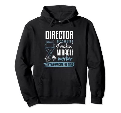 Director de la camisa divertida director de cine regalo de director de teatro Sudadera con Capucha