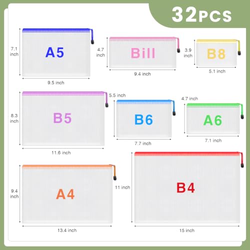 Bolsas de almacenamiento impermeables Smarpau y carteras de documentos 3