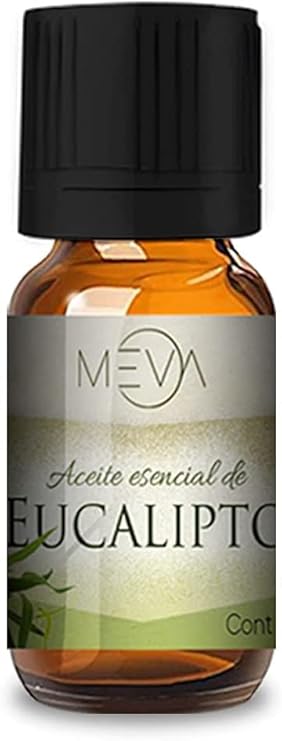MEVA Aceites Esenciales para Difusores y Humidificadores de Aromas 5ml Varios Aromas y esencias para Elegir (Eucalipto)