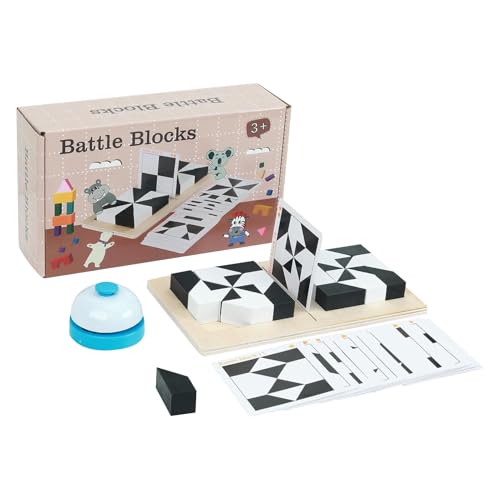 Juego de reflexión de madera tipo bloques puzzle, el regalo de cumpleaños perfecto
