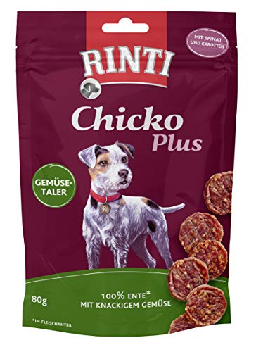 Rinti extra chicko plus grönsaksunderlägg med anka, 12-pack (12 x 80 g)