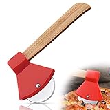 🍕【Hoja de alta calidad】 La rueda de pizza está hecha de acero inoxidable de alta calidad, que se mantiene afilada y no se oxida fácilmente. Córtalo de forma segura, rápida y sencilla.