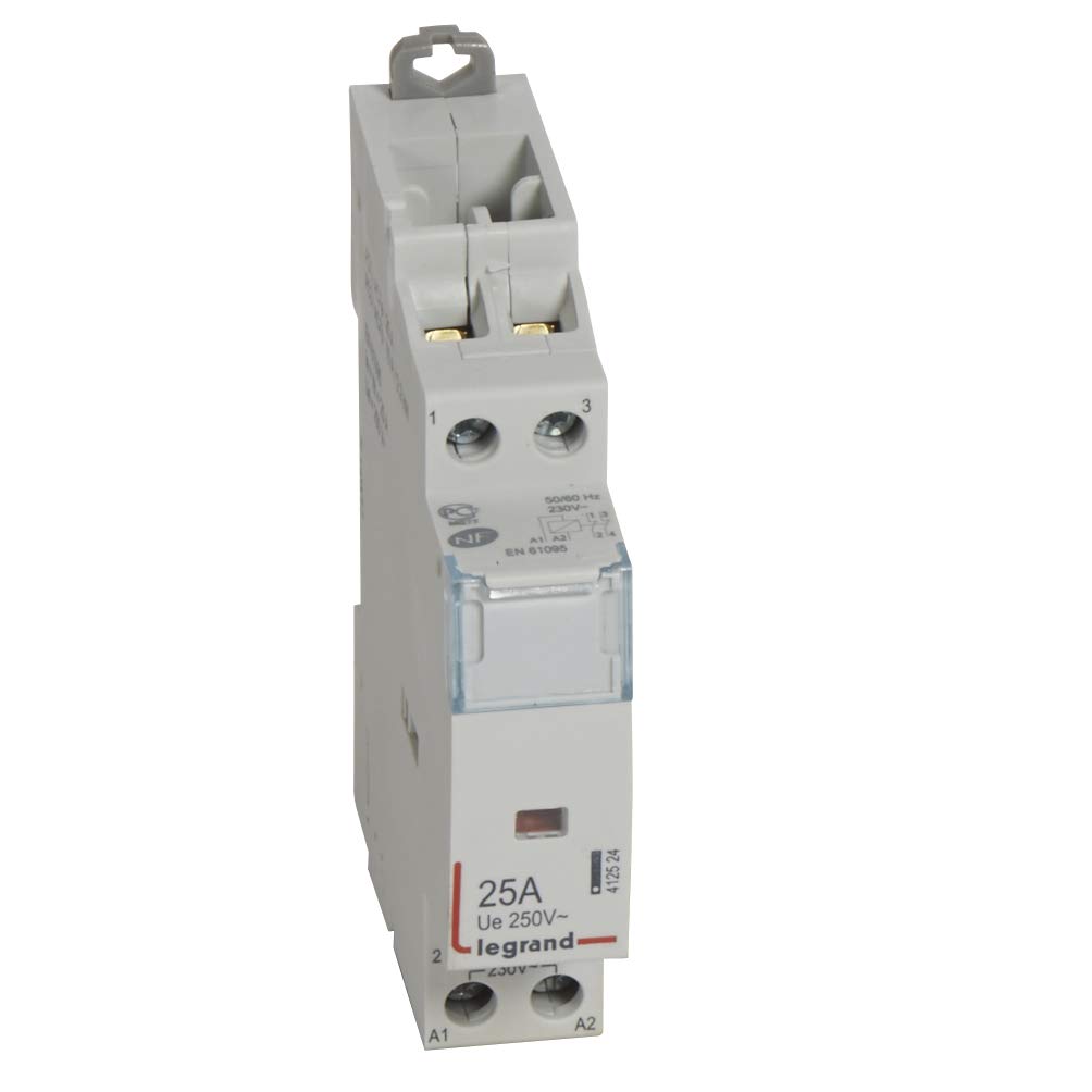 412524 Legrand - Contacteur de puissance CX³ bobine 230V~ - 2P - 25A - contact 2NF - 1 module