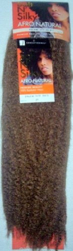 Sensationnel Afro Twist Braid. Colour 27: Dark Tan/Brownish Gold. Soft and Silky Afro Natural