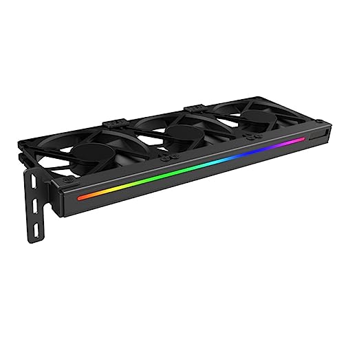Graphic Card Cooler Fan Argb Pin Air Cooling Device for Silent Operation Reduces Noise Compatible with Rgb Motherboards Efficient Cooling for Desktop Computers
