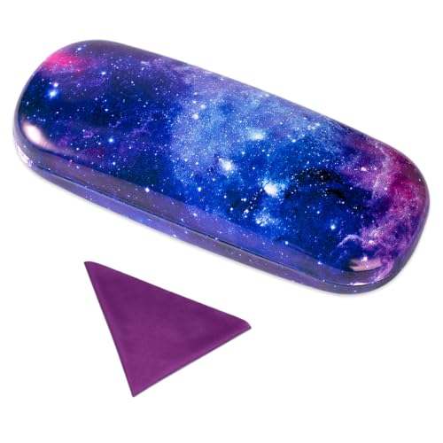 Image of PERFECTSIGHT Hard Shell Eyeglasses Case, PU Leather Protective Glasses Case, Cute Eyeglass Case for Women Men Girls