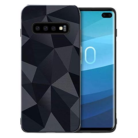 Geometric Pattern TPU Phone Case - Ultra-Thin Soft for Samsung Galaxy S10 Plus, Phone Case with Geometric Patten Design, Protective Cover Case Cover