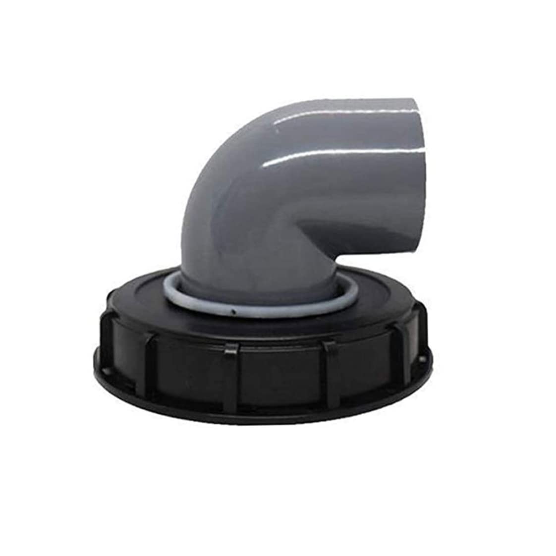 Couvercle de réservoir IBC 163mm avec bouchon de filtre d'eau de pluie à coude 90 degrés